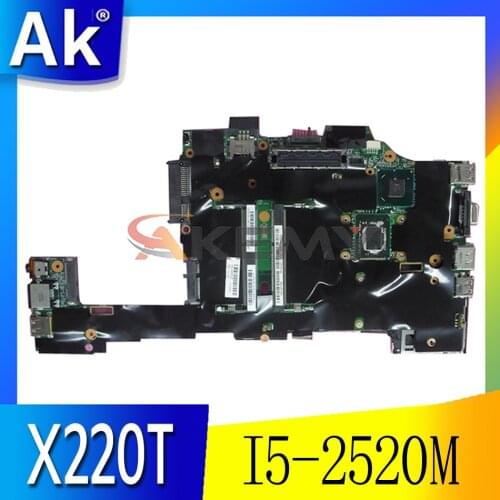 Laptop motherboard For LENOVO Thinkpad X220T Tablet SR04A I5-2520M Mainboard H0227-3
