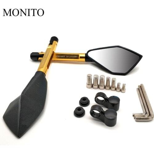 CNC Motorcycle Accessories Rearview Side Mirror Moto Blind Spot Mirror For Triumrh THRUXTON TIGER 800 1050 1200 XC/XCX/XR TT 600