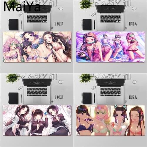 Maiya Anime Girl Demon Slayer Kimetsu No Yaiba Office Mice Gamer Soft Mouse Pad Free Shipping Large Mouse Pad Keyboards Mat