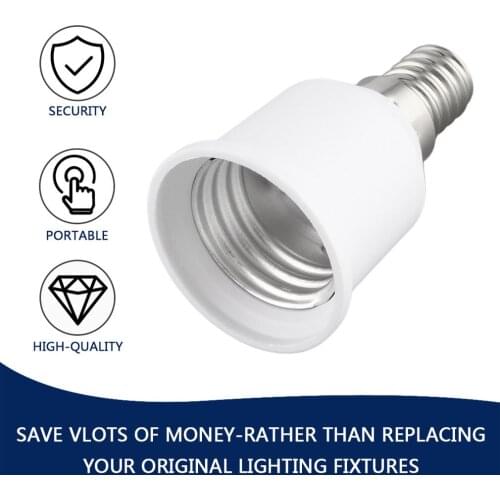New E14 To E27 Lamp Socket Adapter Holder Professional LED Bulb Adapter Lamp Holder Base Socket Home Light Accessories