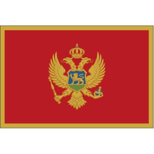 Jisper Store 60*90cm 90*150cm 120*180cm MNE Montenegro Montenegro National Flag