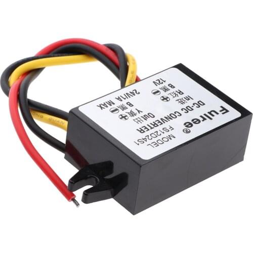 1Pack 9-22V to 24V 1A 24W Boost Voltage Converter Step-up Volt Regulator