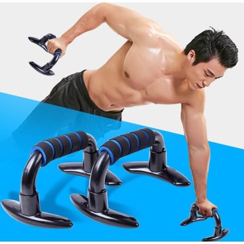 Practical Push Ups Stands Trainer Pro Gym Personalized Fitness Equipments Workout Exercise Push-Ups Stands Home Unisex Blue