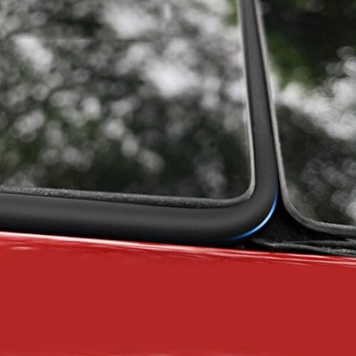 Car Roof Window Noise Reduction Rubber Seal Strip Windshield Trim Edge Moulding Waterproof Strip for Tesla Model 3 Accessories