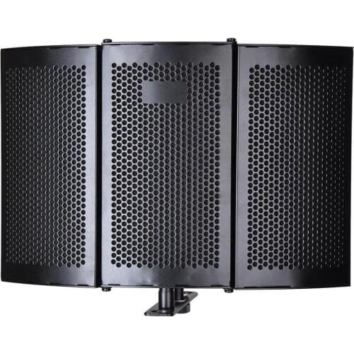 Folding Studio Microphone Isolation Shield Recording Sound Absorber Foam Panel Professional Recording Tool