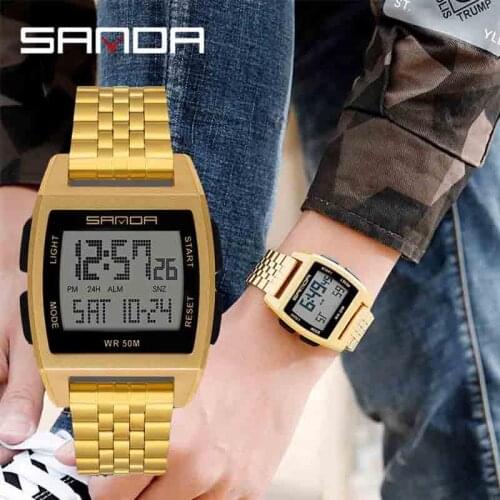 SPOTALEN Mens Gold Watch