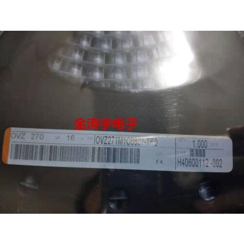 Solid-state capacitors 16v270uf 8x7 lung patch solid-state capacitors OVZ271M1C0807-TR0