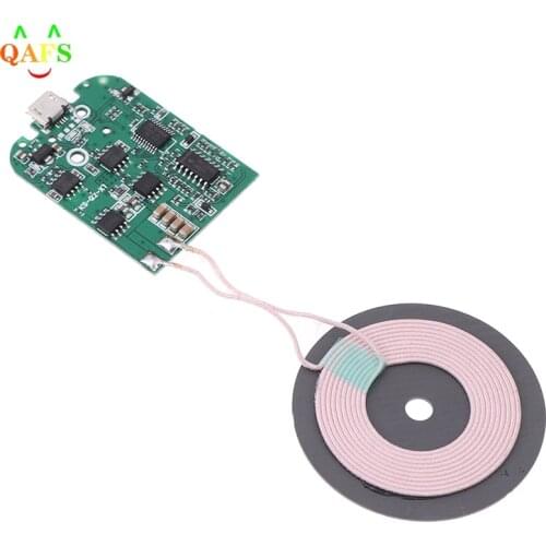 1pc universal Portable 15W Qi Fast Charging Wireless Charger PCBA DIY standard Accessories transmitter module coil circuit board