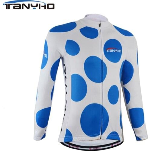 TANYHO Pro Long Sleeve Cycling Jerseys Mountain Bike Clothing Breathable Bicycle Clothes Wear Ropa Ciclismo