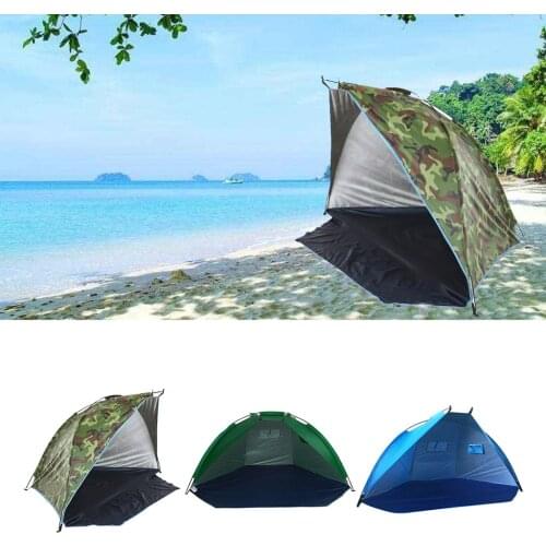 Waterproof Beach Tent Portable Camping Tent Awning Sun Shelter Canopy Outdoor Camping Picnic Park Sun Shelter Fishing Canopy