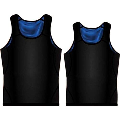 2 Pcs Sauna Vest Premium Workout Tank Top Polymer for Slimming Weight Loss Fitness Female L/XL & Mens XXL/XXXL