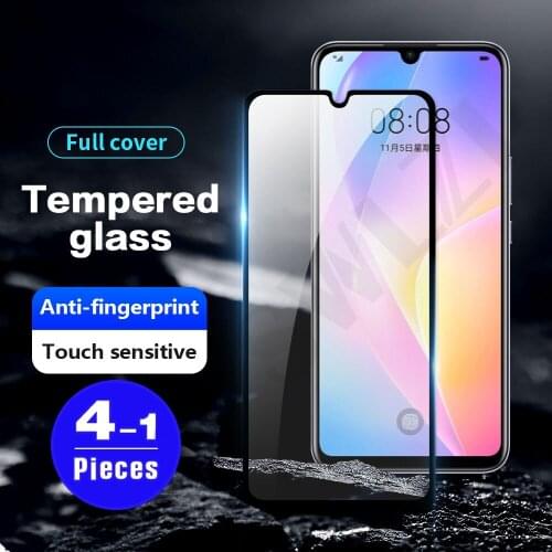 1-4Pcs 9D full cover for Huawei nova 3 4 3i 3E 4E Tempered Glass protective Film Phone Screen Protector on the glass smartphone