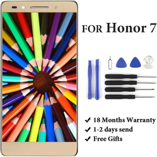 1PC New 5.2" LCD For Honor 7 LCD PLk-TL01H PLK-L01 Display Touch Screen Digitizer Replacement 100% Test For Honor 7