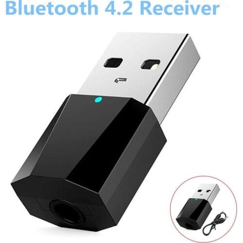 1pc USB Bluetooth 4.2 Stereo Audio Receiver For PC MP3 MP4 Speaker Headphone