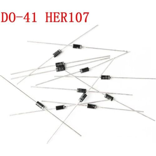 100PCS Rectifier Diode 1A 800 V DO-41 HER107