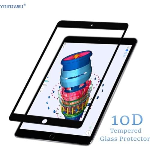 10D Full Coverage For Apple iPad 9.7 inch 2018 2017 Pro 11 Air 1 2 3 Glass Films For iPad Air 3 Glass Protector For iPad Air 1 2