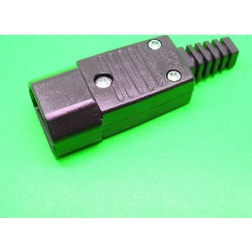 1X Electrical IEC 320 C14 Connector 250V 10A AC Power Plug AC Socket WD-10