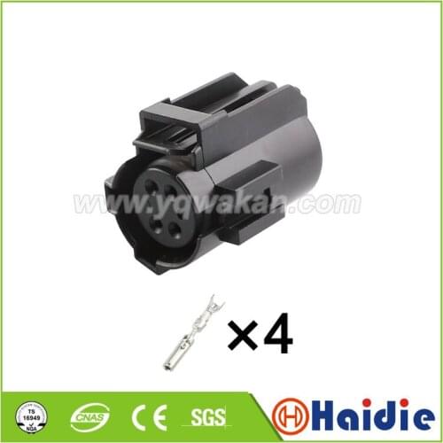Free shipping 2sets 4pin auto electrical housing plastic wiring harness connector
