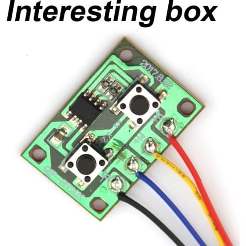 Two-way wire control module Motor positive and negative control switch DIY motor two-way remote control drive module