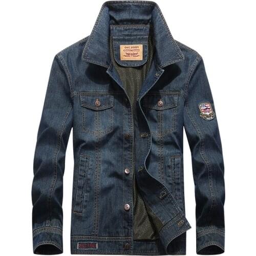 Denim Jacket Men 5XL Blazer Spring Autumn Brand Male Slim Fit Casual Jeans Suit Jacket Men Coat