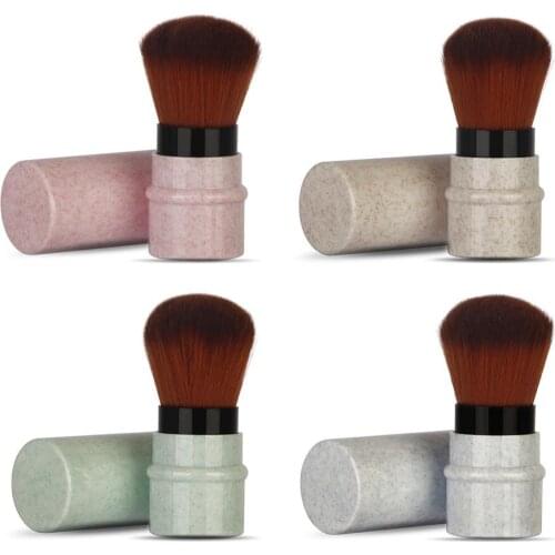 Fashion Professional Kabuki Makeup Cosmetic Face Powder Foundation Blush Brushes Retractable Powder Brush For Makeup Beauty Tool