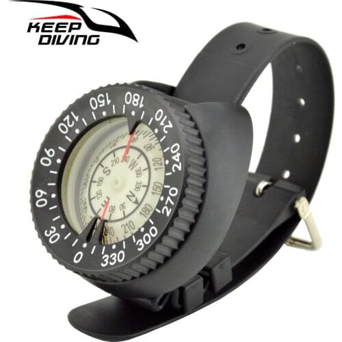 Keep Diving Mini Wristwatch Design Compass Lightweight Portable Waterproof Plastic For Swimming Diving Water Sports Accessory