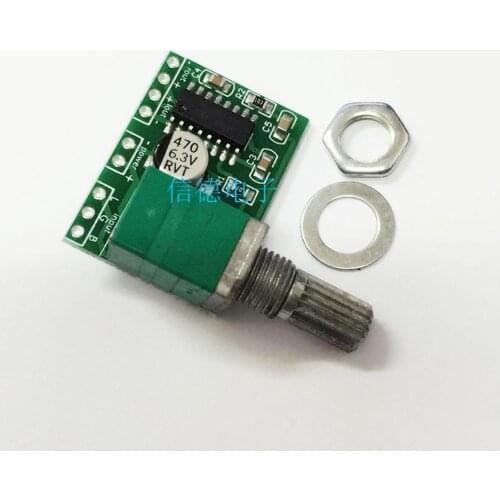 2PCS PAM8403 Module Digital Power Amplifier Board Miniature Class 2 * 3 W High 2.5 ~ 5 v USB Supply