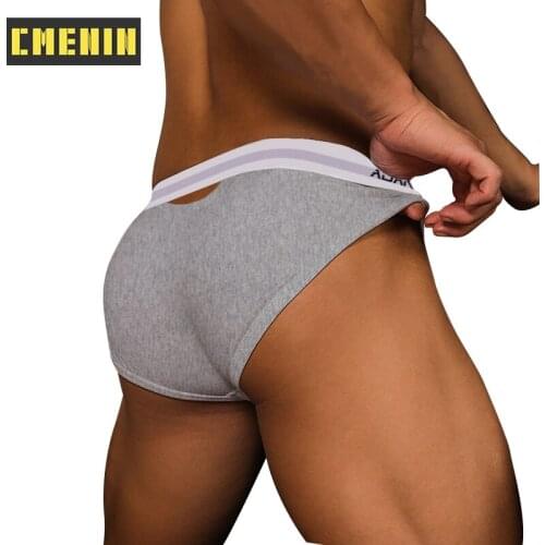 Hot Sale Cotton Gay Panties Jockstrap Mens Briefs Comfortable Innerwear Sexy Man Underwear Brief Men Underpants Mens AD7501