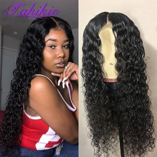 Water Wave Lace Front Wig 13x4 Lace Frontal Wig Tahikie Brazilian Pre-Plucked 5x5 Lace Closure Wig Remy Wigs For Human Hair