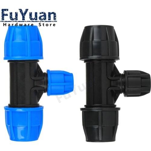 1PCS Water Pipe Joint Variable Diameter Tee Special-shaped 20/25/32/40/50/63MM PP Pipe Fittings Plastic Quick Joint
