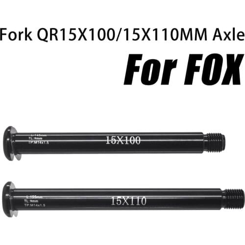 MTB fork QR15x100 QR15X110MM Thru Axle Lever Accessories for FOX SC 32 34 36 Series front 50g