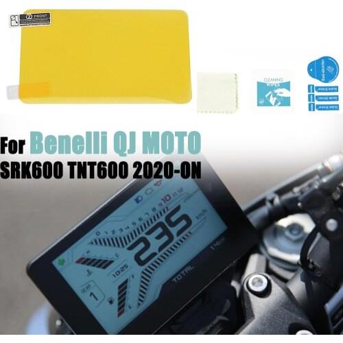 For Benelli QJ MOTO SRK600 TNT600 SRK TNT 600 2020-ON Motorcycle Cluster Scratch Protection Film Screen Protector Accessories