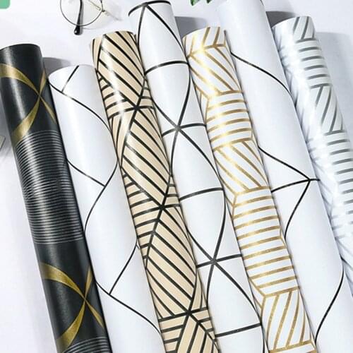1M Waterproof Geometric Wallpaper Self Adhesive Arrow Peel And Stick Contact Paper For Wall Furniture Sticker Room Home Decor