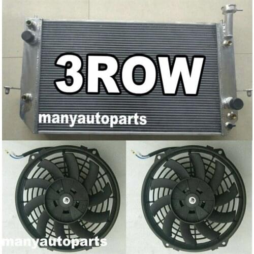 Aluminum Radiator + Fans for Chevy Astro Van GMC Safari Van 1998-2005 4.3 V6 AT 1999 2000 2001 2002 2003 2004 2005