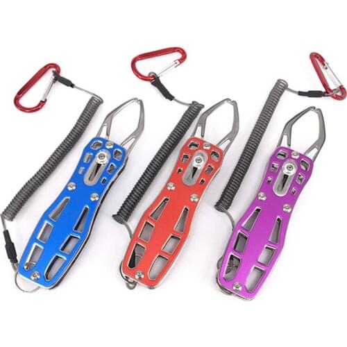 Anti-slip Fish Control Clamp Grabber Plier Outdoor Stainless Steel Fish Catching Hook
