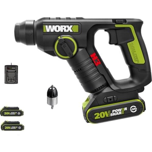 3 Functions AC Electric Rotary Hammer 20V Hammer Cordless Power Impact Drill with Lithium Battery Power Drill Electric Drill