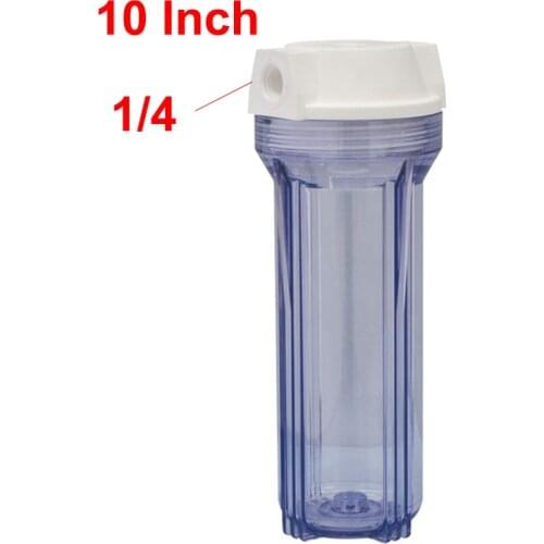 1pcs Water Filter Parts water filter bottle 10incn high 1/4 Inch Connector for Water Purifier RO Reverse Osmosis System machine