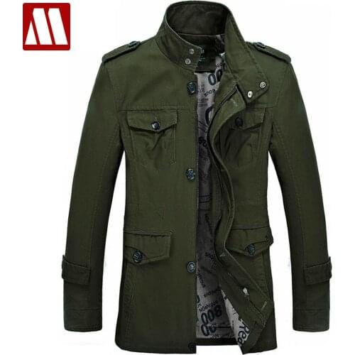 2021 Hot Sale Mens Coat Fashion Jacket Plus Size 6XL Overcoat Outwear Men Casual Jackets Cotton Jackets And Coats Windbreaker