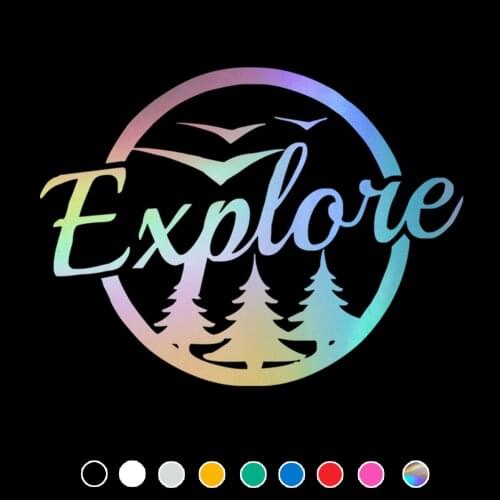 Explore Car Sticker Funny Decal For Cars Auto Motorcycle Bumper Window Door Body JAYJOE Vinyl Car Stickers