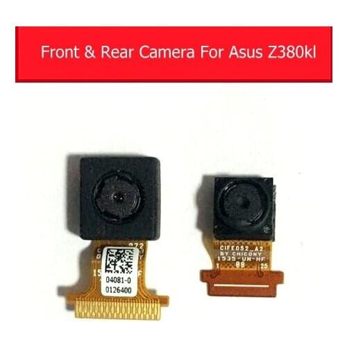Front&Back Rear Camera Module For Asus Zenpad 8.0 Z380M P00A Main Big Facing Back Camera Flex Cable Ribbon Replacement Parts