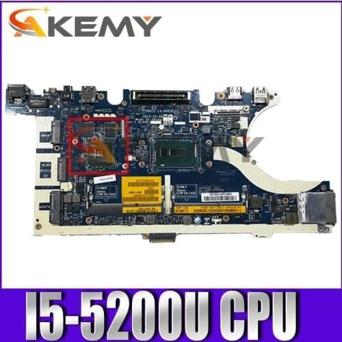 Original Laptop motherboard For DELL Latitude E7450 Core I5-5200U Mainboard CN-074G70 074G70 ZBU11 LA-A963P SR23Y N15S-GT-S-A2