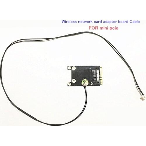 Mini pcie Wireless network card adapter board 50cm Cable with Bluetooth 4PIN all-in-one connector wire