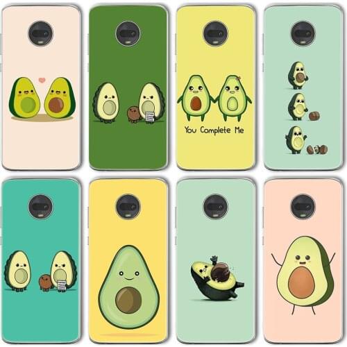 Ciciber Luxury Avocado Cute Case For Motorola Moto G10 G30 G9 G8 E7 E6S G7 G6 E6 G5 G5S E5 One Macro Plus Play Power Lite TPU