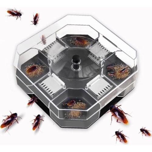 Garden Effective Cockroach Traps Box Reusable Cockroach Bug Roach Catcher Cockroach Killer Bait Traps Pesticide For Kitchen