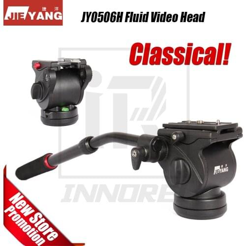 JIEYANG JY0506H GOPRO Video Camera Tripod Action Fluid Drag Hydraulic Head for Panoramic Shooting Movie Film DSLR