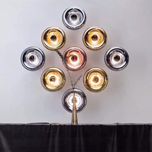 Nordic Simplicity Creative Modern Designer Wall Lamp For Living Room Bedroom Decoration Corridor UFO Lamp Wall Light