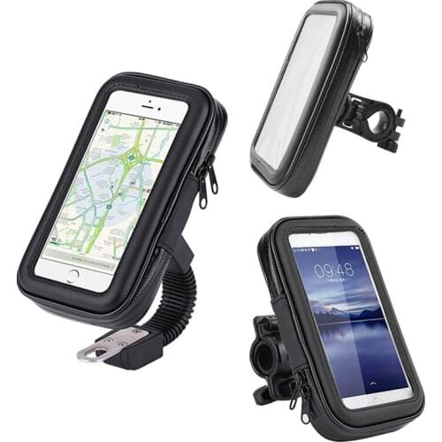 Bike Accessories Mobile Phone Holder Adjustable Telescopic Shockproof Silicone Mobile Phone HolderMotorcycle Navigation Bracket