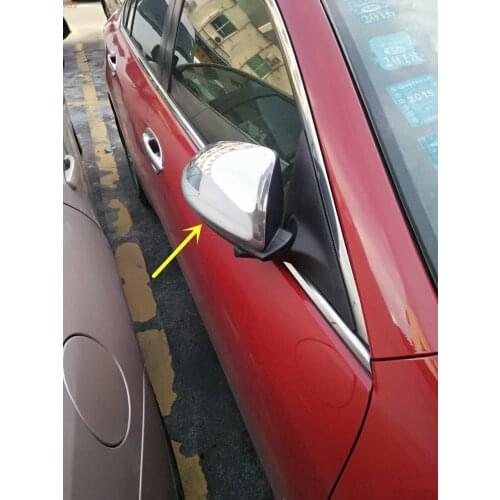 For Mazda 6 2009-2015 High-quality ABS Chrome Rearview mirror cover Anti-Rub protection Decoration Car styling