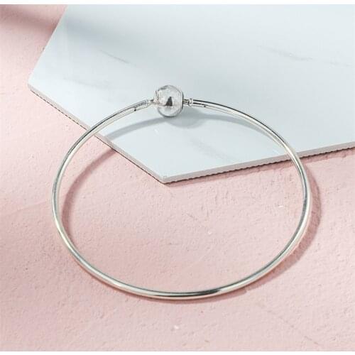 2019 New Me Style Bracelets for women 925 Sterling Silver Bangles Fit Small Hole Charms Bead For Women Original DIY Jewelry Gift
