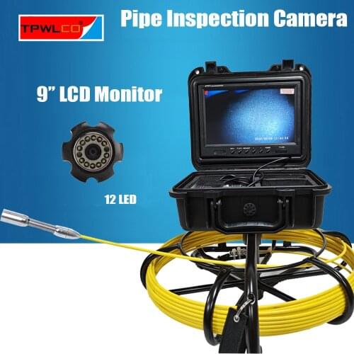 120 Degree 23mm Camera Head Industrial Endoscope Underwater Sewer Pipe Drain Inspection with DVR Recorder/20m Cable